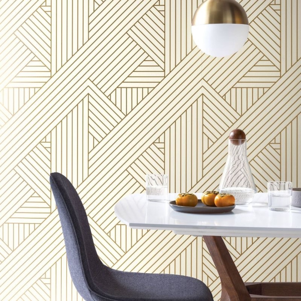 Target project 62 peel & stick wallpaper metallic ribbon